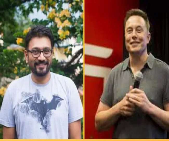 अपरमेय राधाकृष्ण व टेस्ला सीईओ एलन मस्क फाइल फोटो