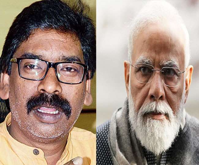 Jharkhand Latest News: प्रधानमंत्री नरेंद्र मोदी और झारखंड के मुख्यमंत्री हेमंत सोरेन।