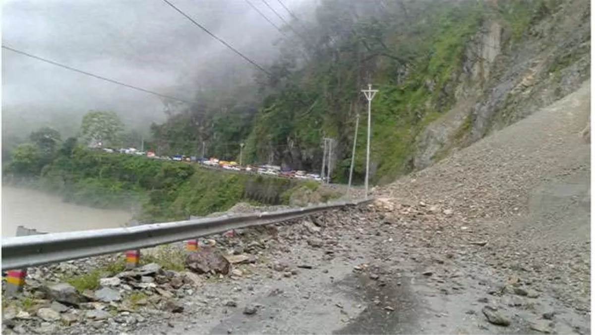 landslides in east sikkim damage to public properties and livestock about 20 families affected