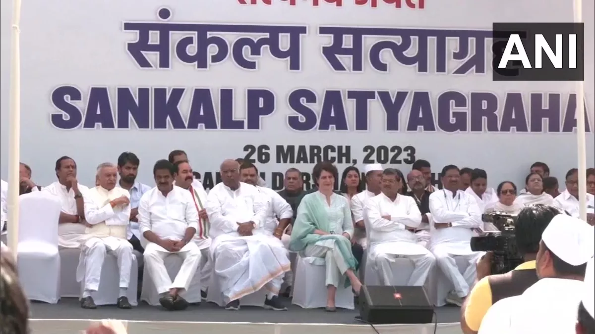 Sankalp Satyagraha: Rahul Gandhi के मुद्दे पर कांग्रेस का संकल्प सत्याग्रह, पार्टी ने झोंकी पूरी ताकत