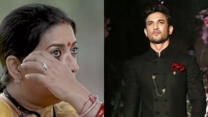 File Photo of Smriti Irani and Late Actor Sushant Singh Rajput