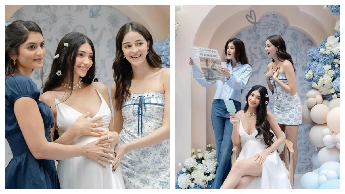 Ananya Pandey की बहन अलाना के बेबी शावर की अनदेखी इनसाइड तस्वीरें आईं सामने, शनाया-अलीजेह के साथ दिए मजेदार पोज