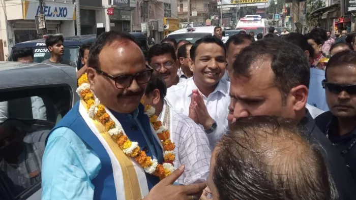 डिप्टी सीएम बृजेश पाठक मुजफ्फरनगर में पहुंचे।