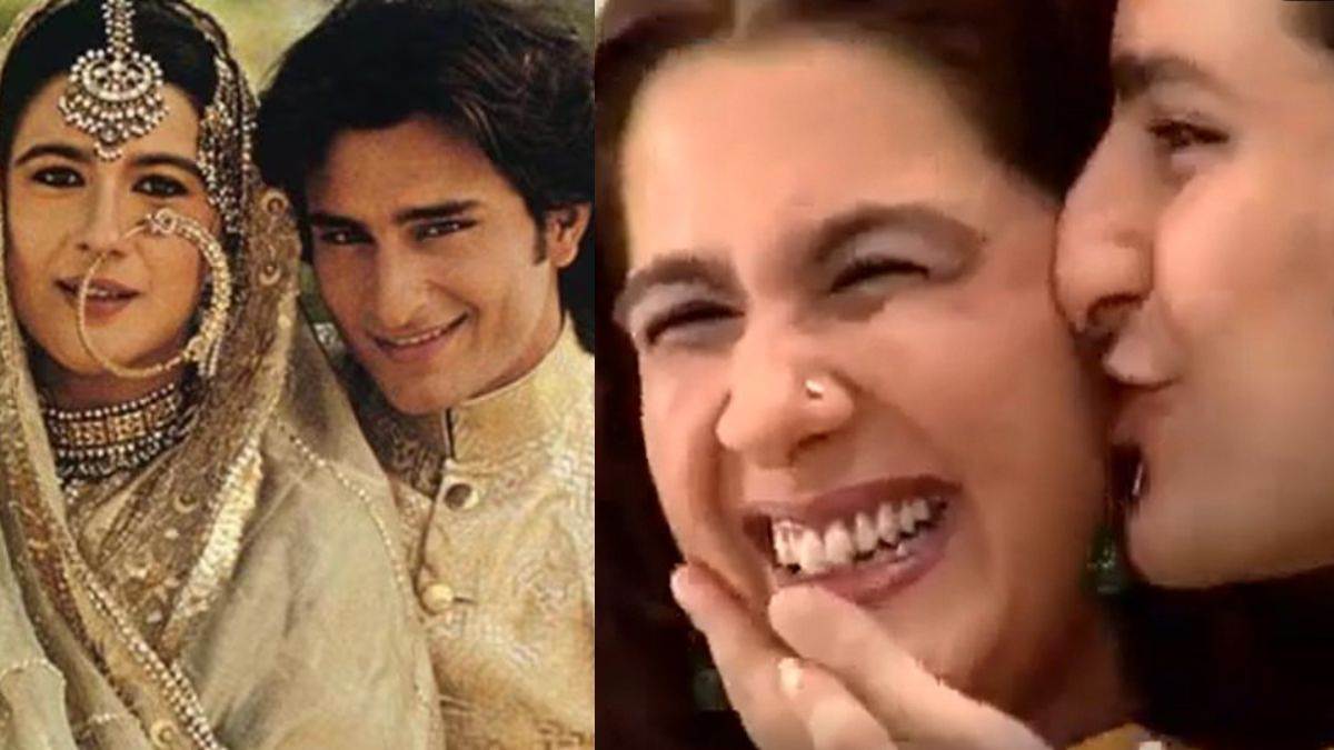 amrita singh sings tum aa gye ho for saif ali khan excited actor kiss actress on her cheeks old video goes viral