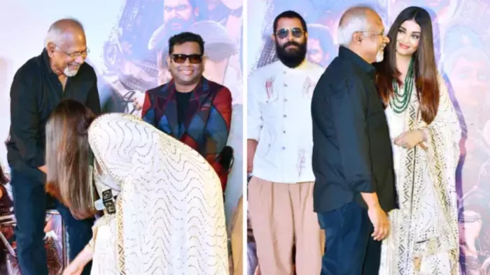 ponniyin selvan 2 press conference, aishwarya rai, aishwarya rai and mani ratnam, aishwarya rai Video, ponniyin selvan 2, PS2