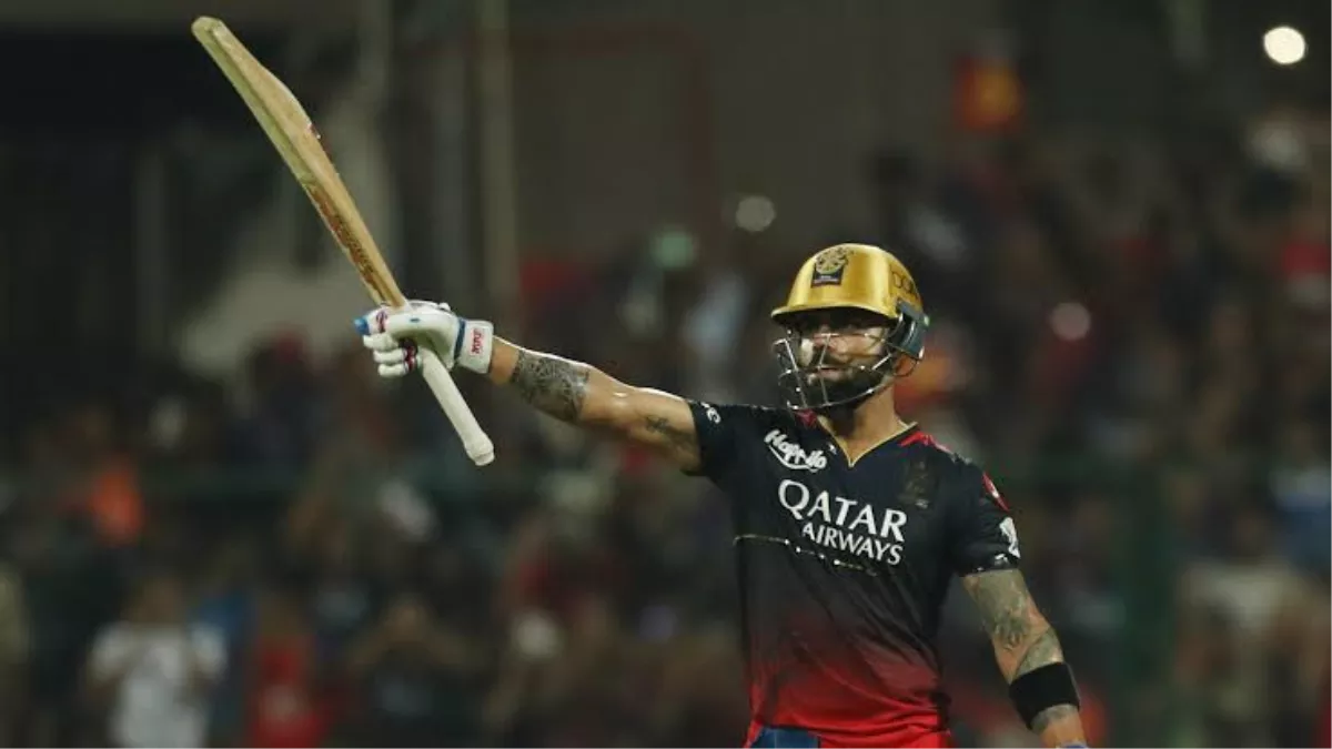 Virat Kohli Fifty RCB vs KKR -Pic Credit- Twitter