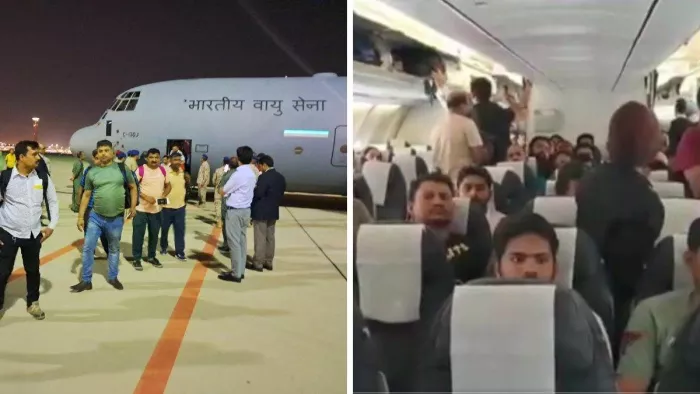 इससे पहले 250 से अधिक भारतीयों के दो जत्थे और वायुसेना के विमान से जेद्दा पहुंचे