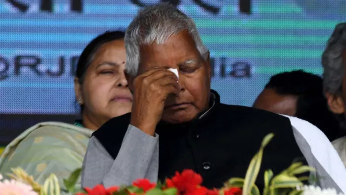 लालू यादव के वीडियो संदेश पर भड़की भाजपा। (फाइल फोटो)