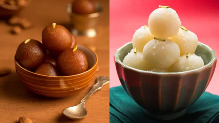 क्या आप जानते हैं गुलाब जामुन और रसगुल्ले में अंतर? (Image Credit- Freepik)