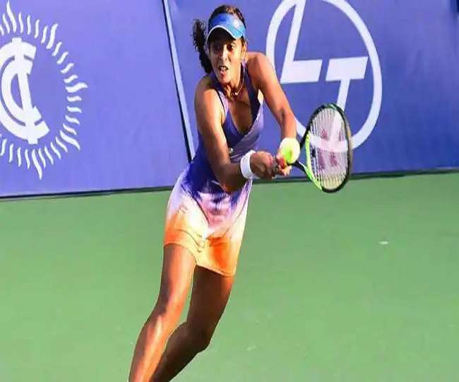 भारतीय महिला टेनिस खिलाड़ी अंकिता रैना (एपी फोटो)