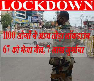 Jharkhand Lockdown News Today: झारखंड में लॉकडाउन का उल्लंघन करते कुल 1100 लोग पकड़े गए। 67 लोग गिरफ्तार किए गए।