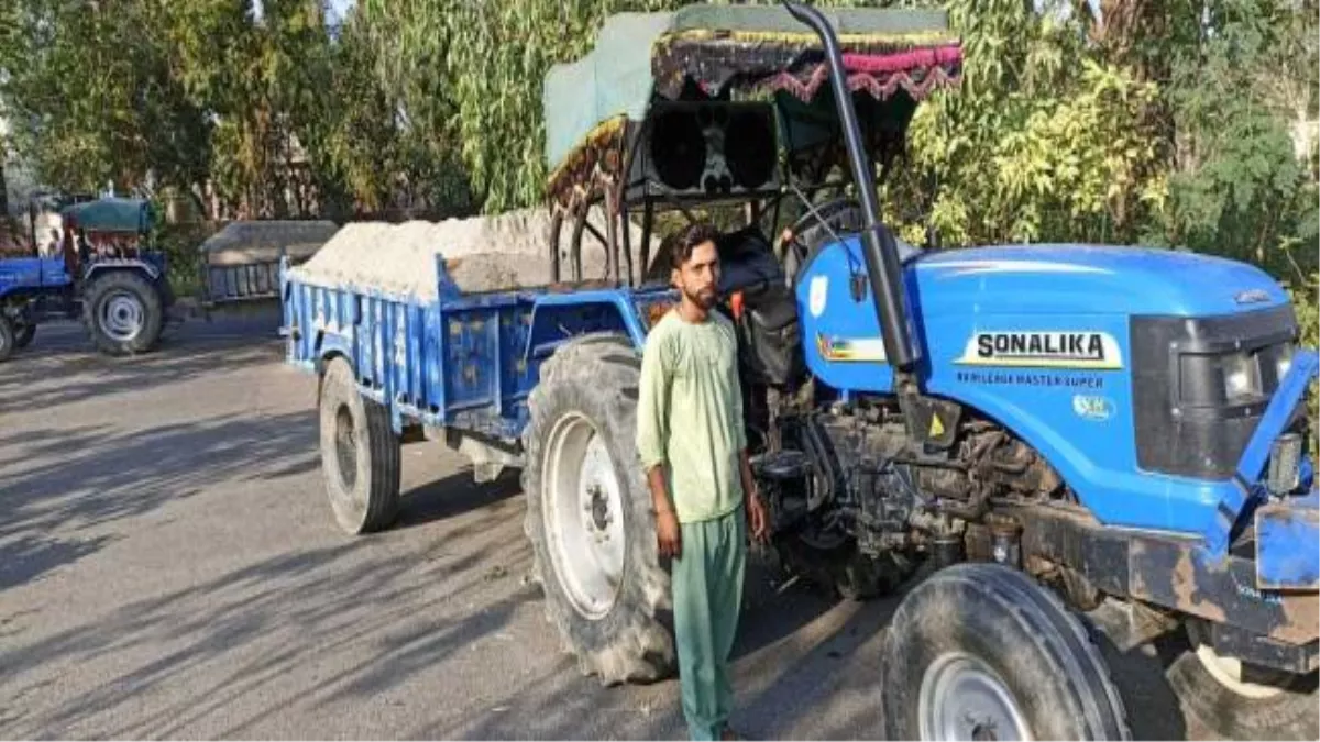 Jammu : तवी नदी से अवैध रूप से खनन सामग्री निकालते 13 वाहन जब्त