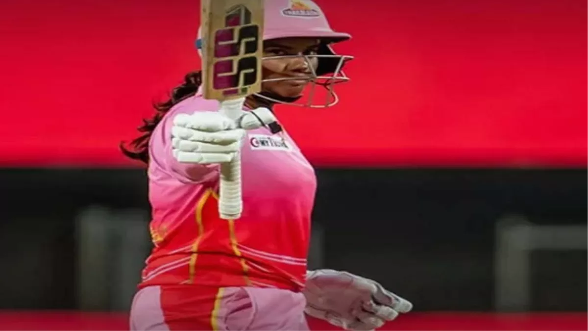ट्रेलब्लेजर्स की ओपनर मेघना ने वेलोसिटी के खिलाफ 73 रन की पारी खेली (एपी फोटो)