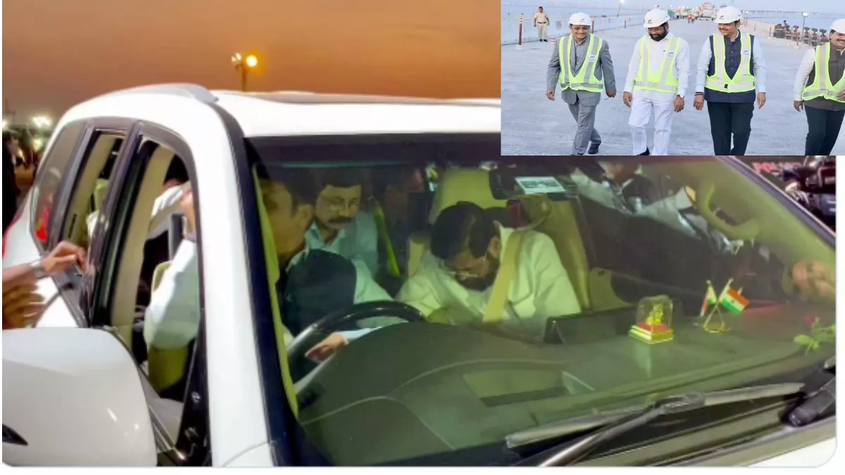 Devendra Fadnavis ने मुंबई ट्रांस हार्बर लिंक पर की Lexus LX SUV की सवारी, देखें वीडियो