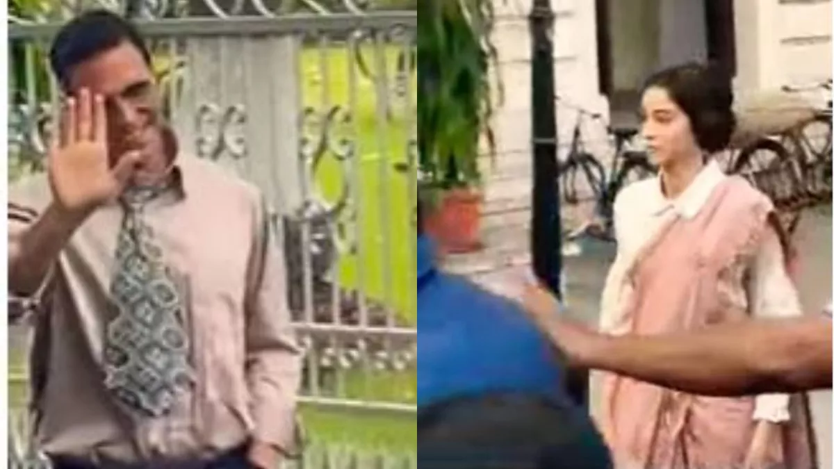 Akshay Kumar और अनन्या पांडे को 'शंकरा' के सेट पर किया गया स्पॉट, आईआईटी रुड़की में दोनों आए नजर