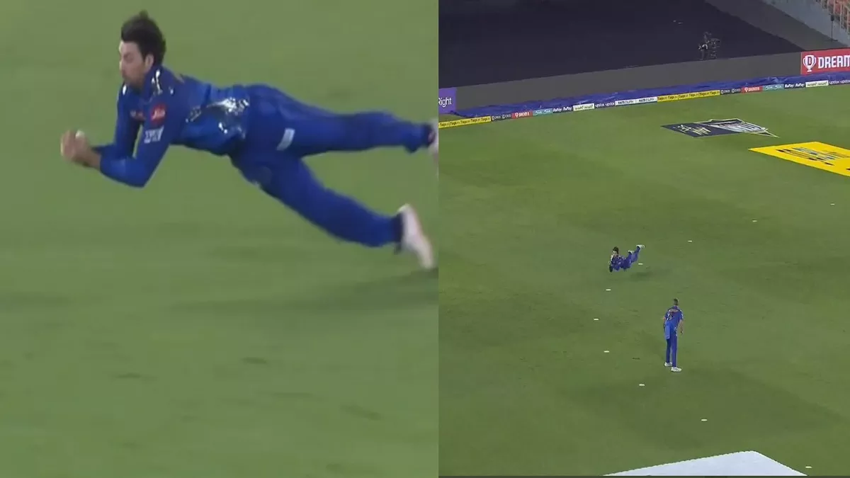 Tim David Drop Shubman Gill Catch GT vs MI