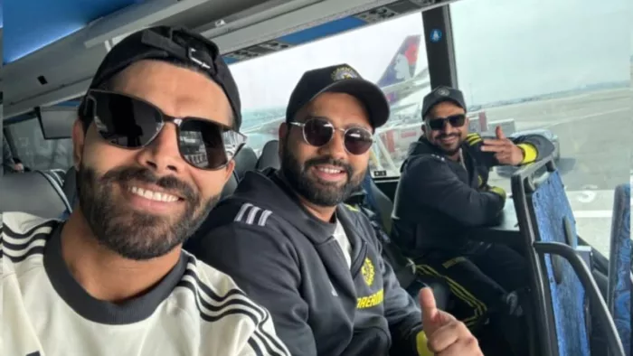टीम इंडिया पहुंची न्यूयॉर्क। रोहित ने फोटो की शेयर। फोटो- सोशल मीडिया
