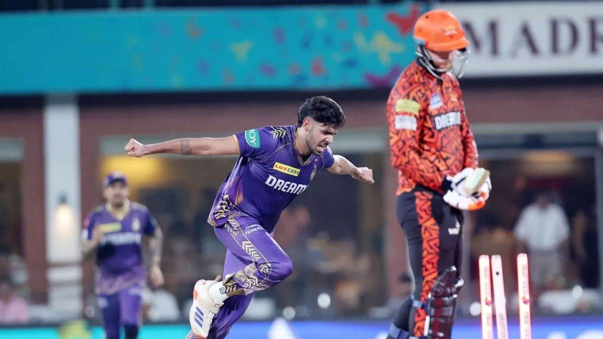 harshit rana bowled heinrich klassen on slower delivery and make it maiden as well