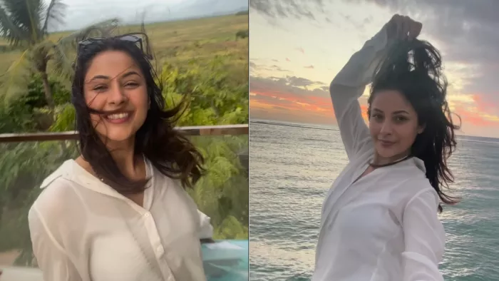 Shehnaaz Gill mauritius beach viral Video (Photo Instagram)