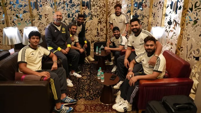 भारत का पहला जत्था अमेरिका हुआ रवाना। फोटो-BCCI