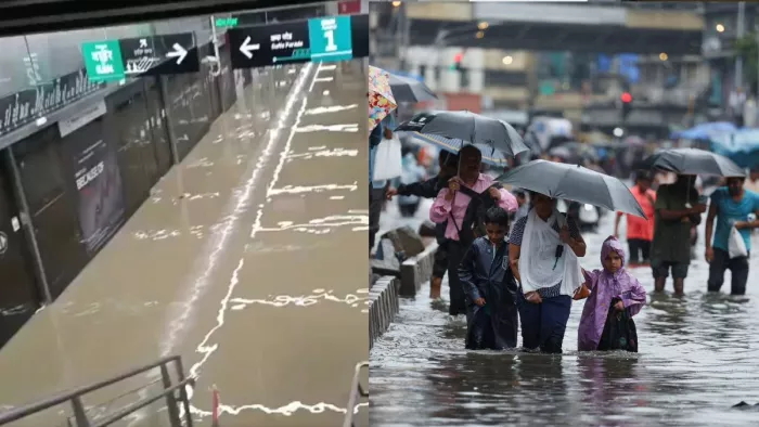 Mumbai Rain: मुंबई में अगले तीन दिनों तक मूसलाधार बारिश का अलर्ट।(फोटो सोर्स: पीटीआई)