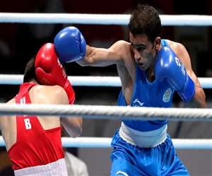 भारतीय पुरुष मुक्केबाज अमित पंघाल (एपी फोटो)