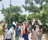 Kisan Andolan: दिल्ली में घुसने की कोशिश में 500 किसान प्रदर्शन, हरियाणा सीमा पर भारी पुलिस तैनात