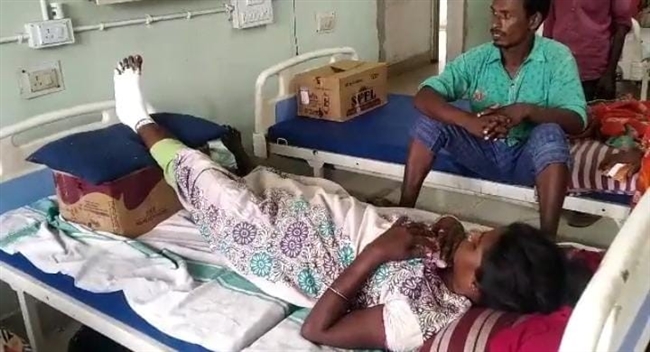 छत से गिरी महिला जख्मी, सदर अस्पताल में भर्ती