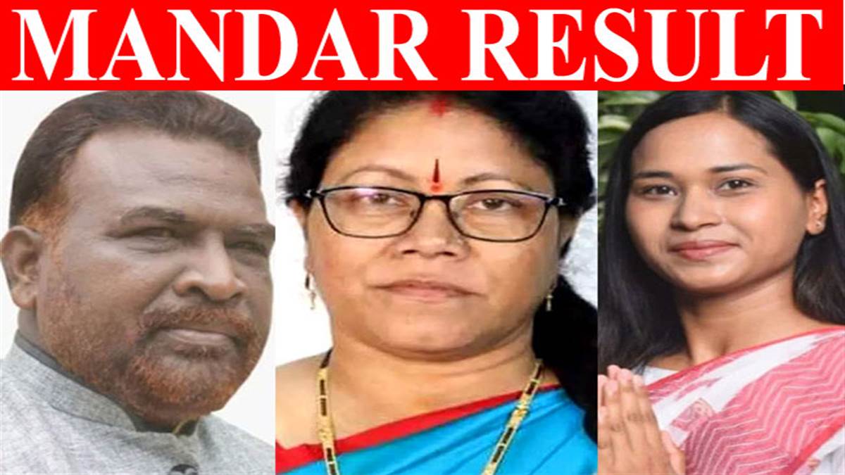Mandar Bypoll Result: झारखंड के मांडर विधानसभा से कांग्रेस की शिल्‍पी नेहा तिर्की जीतीं।