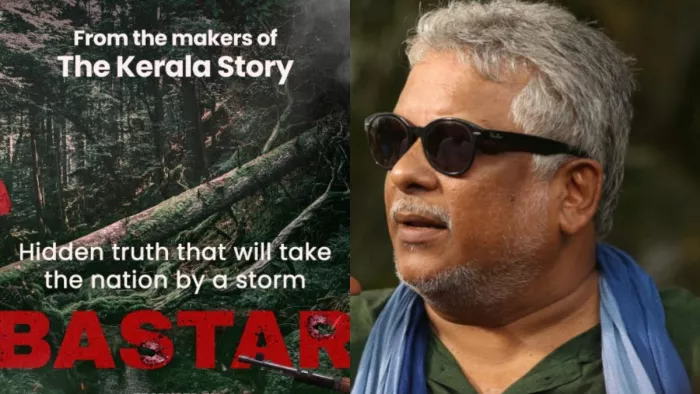 Bastar Film Poster (Left) and File Photo of Sudipto Sen (Right)