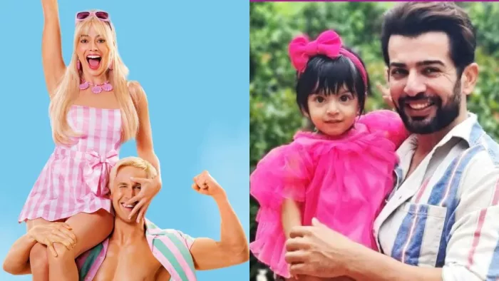 File Photo of Barbie Movie and Jay Bhanushali with Daughter Tara