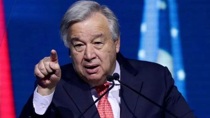 UN Chief Antonio ग्लोबल वार्मिंग पर गुटेरेस ने चेताया।