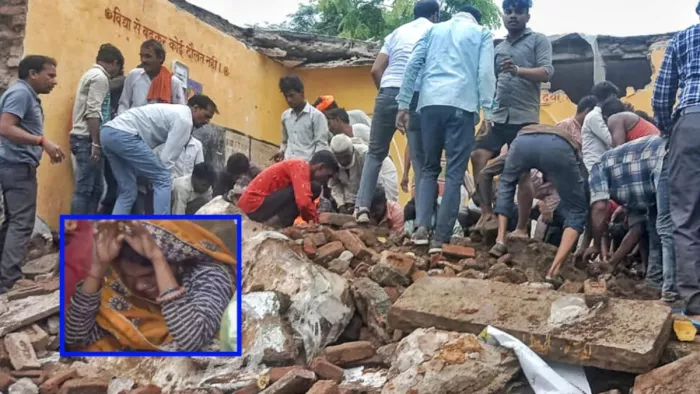 झालावाड़ में स्कूल की दीवार गिरने से 7 मासूमों की मौत (फोटो सोर्स- पीटीआई)