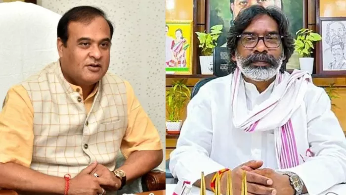 सीएम हिमंत बिस्वा सरमा ने कहा कि वो चाहते हैं कि हेमंत सोरेन भाजपा में शामिल हों।(फोटो सोर्स: जागरण)