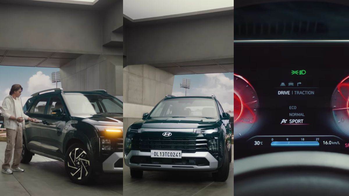 first look video hyundai alcazar facelift revealed shahrukh khan showcases unique features