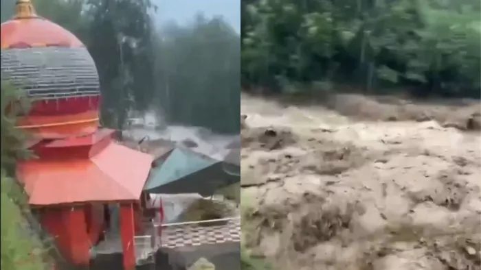 Doda Cloudburst: डोडा में बादल फटने के कारण आई बाढ़।