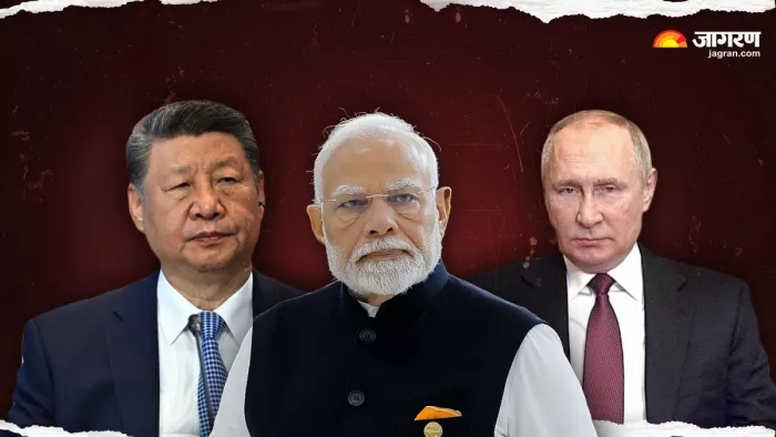 चीन में एससीओ शिखर सम्मेलन पीएम मोदी समेत 20 वैश्विक नेताओं का जमावड़ा। (फोटो- जागरण ग्राफिक्स)