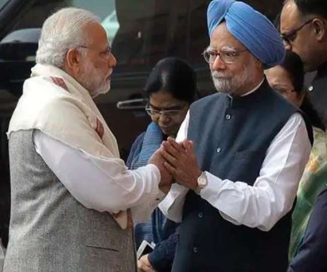 Image result for मनमोहन सिंह नरेंद्र मोदी