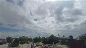 Gorakhpur Weather: गोरखपुर के आसमान में छाए बादल। - जागरण