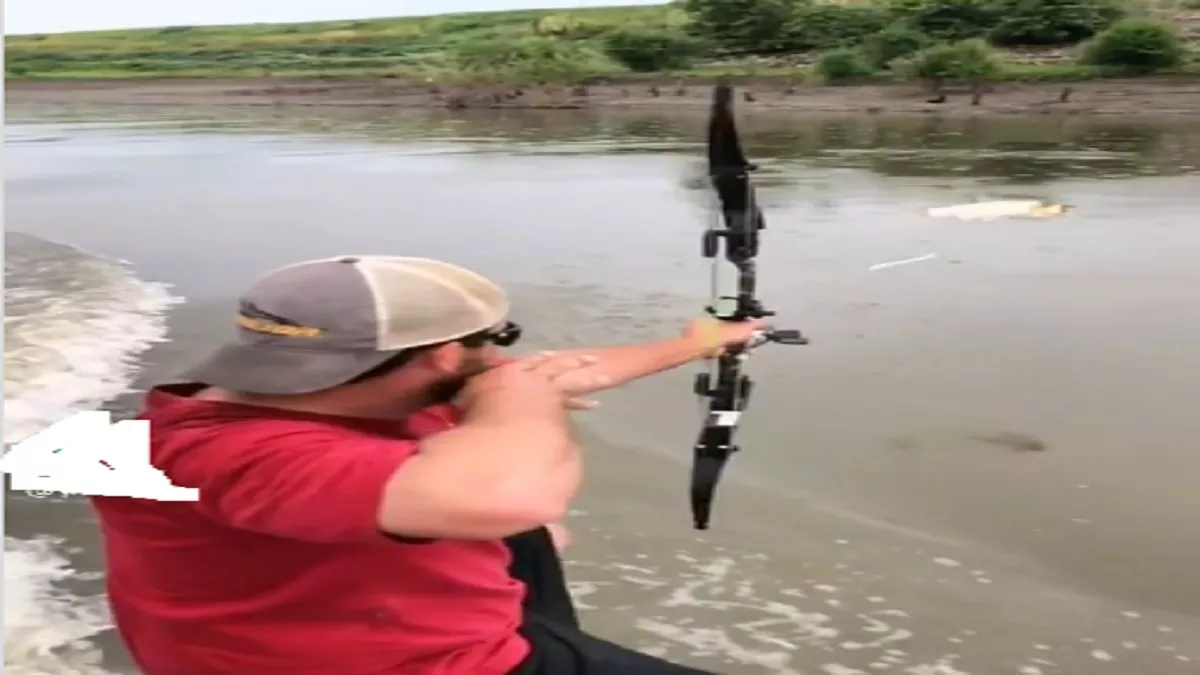 Viral Video: What a shot! अंदाज में शख्स ने पकड़ी मछली, वीडियो देख आप भी कहेंगे-असंभव!