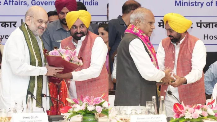 नॉर्दर्न जोनल काउंसिल की बैठक के लिए अमृतसर पहुंचे अमित शाह, फोटो जागरण