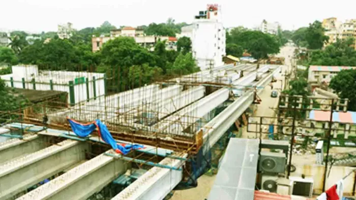 कांटाटोली फ्लाईओवर का काम जल्द से जल्द पूरा करने का सिटी एसपी का निर्देश।