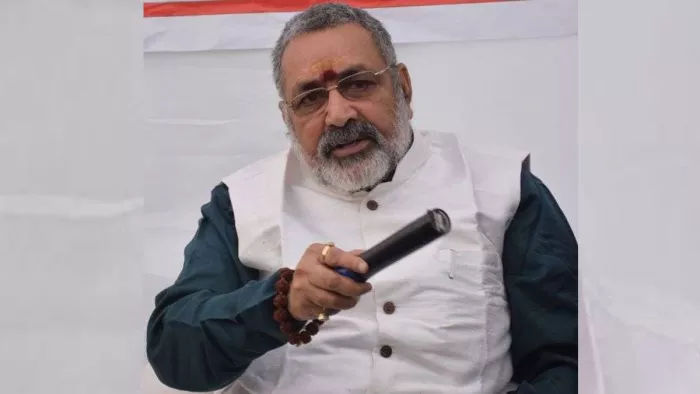 गिरिराज सिंह ने पुलिस पर केवल हिंदुओं पर कार्रवाई करने का आरोप लगाया। (फाइल फोटो)