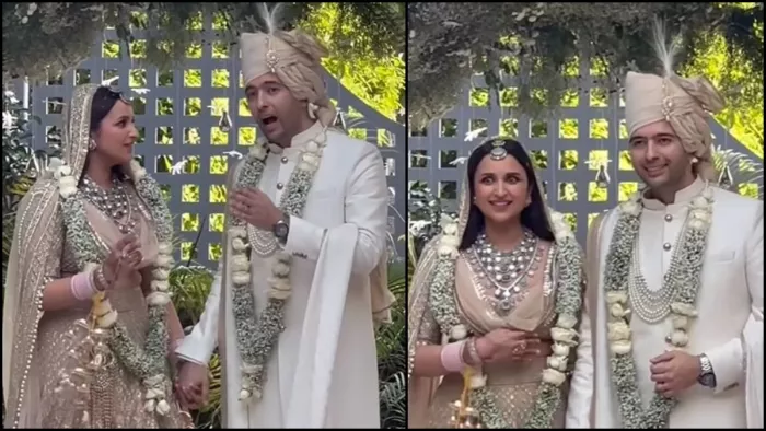 Parineeti Chopra का शादी के मंडप से वीडियो वायरल। Photo-Instagram
