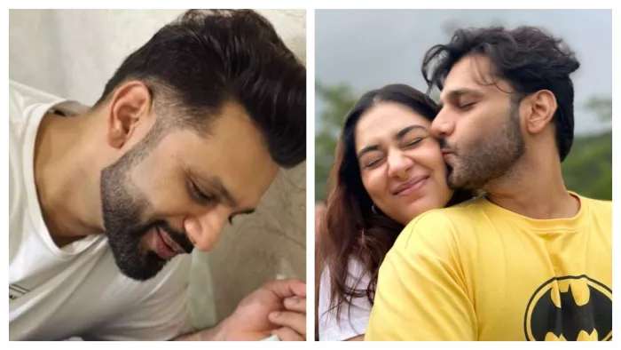 Rahul Vaidya and Disha Parmar. Photo Credit: Instagram