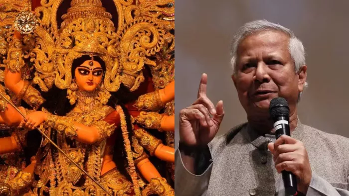 Durga Puja in Bangladesh: दुर्गा पूजा से पहले हिंदू मंदिरों को मिल रही धमकियां। (फोटो सोर्स: जागरण)व