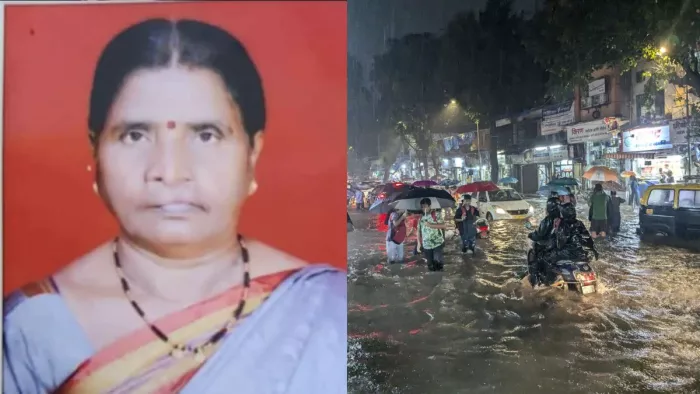 Mumbai Rain: अंधेरी के खुले मेनहोल में गिरने से 45 वर्षीय महिला की मौत।(फोटो सोर्स: सोशल मीडिया)