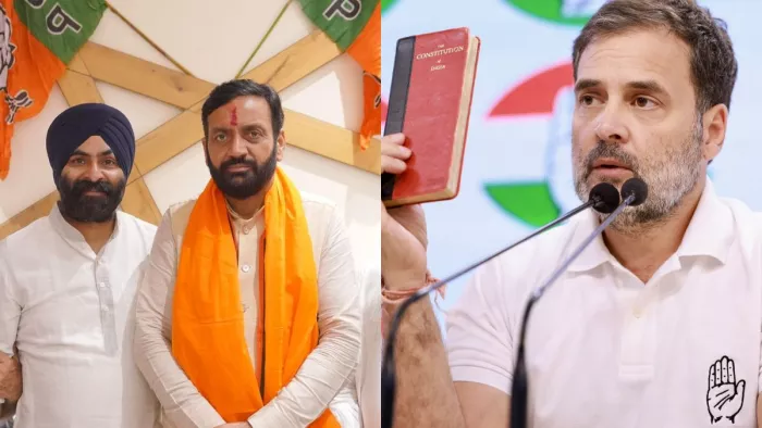 Haryana Election 2024: असंध में रैली से पहले नायब सैनी ने राहुल गांधी पर जमकर बोला हमला।