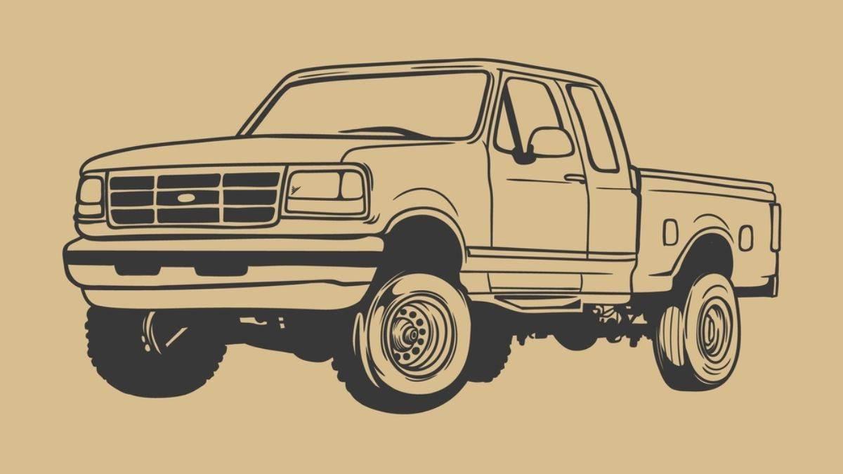 students presented pickup truck new design with features special roof mounted lights