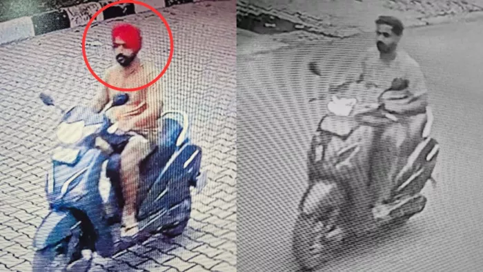 कभी पगड़ी तो कभी बिना पगड़ी के कैंपस में जाता है आरोपी।